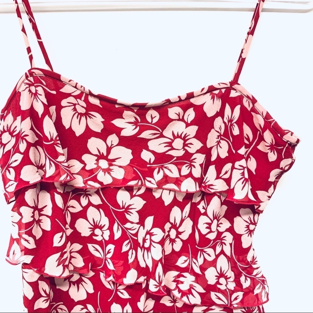 INC FLORAL BLOUSY TANK TOP - Picture 3 of 8